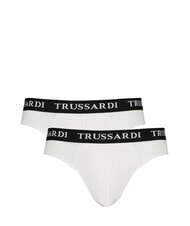 TRUSSARDI BRANDED ELASTIC Pack of 2 pairs of briefs white - Men's briefs - 1