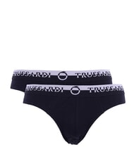 TRUSSARDI DOUBLE ELASTIC Pack of 2 pairs of briefs black - Men's briefs - 1