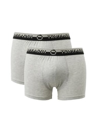 TRUSSARDI DOUBLE ELASTIC Pack of 2 pairs of boxers grey melange - Men's briefs - 1