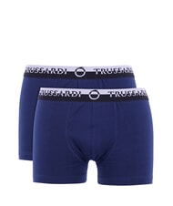 TRUSSARDI DOUBLE ELASTIC Pack of 2 pairs of boxers navy - Men's briefs - 1