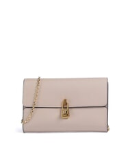 COCCINELLE CAMPIONARIO - MAGIE 2NITE Leather clutch bag with chain shoulder strap rosette - Women&rsquo;s Bags - 1