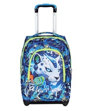 SJGANG CUCCIOLI 2-wheel trolley backpack, fixed PINENEEDLE - Backpack trolleys - 1