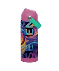 SEVEN SPECIAL Thermal water bottle, 500 ml, made of steel fuchsia - Thermal bottles - 1