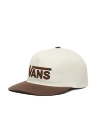 VANS DROP V LOGO Baseball cap vintage cocoa - Hats - 1