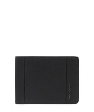 PIQUADRO CRONUS Wallet with coin purse Black - Men&rsquo;s Wallets - 1
