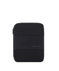 PIQUADRO BRIEF ECOLOGICA Clipboard made of recycled fabric Black - Tablet holder& Organizer - 1