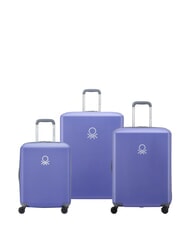 BENETTON By DELSEY UCB HARD Set of 3 trolleys: cabin+medium+large - Trolley Set