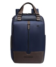 PIQUADRO MARCEL Travel backpack for PC and iPad blue/dark brown - Laptop backpacks - 1
