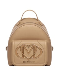 LOVE MOSCHINO LOGO Backpack with front pocket beige - Women&rsquo;s Bags - 1