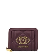LOVE MOSCHINO EMBOSSED Small ziparound wallet - Women&rsquo;s Wallets