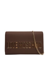 LOVE MOSCHINO SMART DAILY Clutch bag with chain I'm afraid - Women&rsquo;s Bags - 1