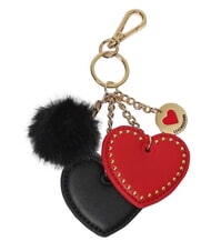 LOVE MOSCHINO CHARMS Keychain with metal logo - Key holders
