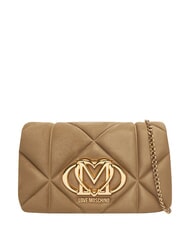 LOVE MOSCHINO EMBOSSED Shoulder bag, double portability sand - Women&rsquo;s Bags - 1