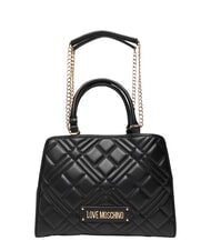 LOVE MOSCHINO QUILTED Handbag, with chain shoulder strap - Women&rsquo;s Bags