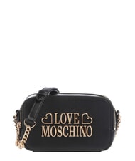 LOVE MOSCHINO LOVELY LOVE Mini trunk bag, with shoulder strap Black - Women&rsquo;s Bags - 1