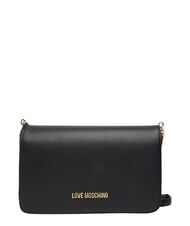 LOVE MOSCHINO CHUNKY TAB Shoulder bag Black - Women&rsquo;s Bags - 1