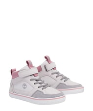 TIMBERLAND STONE JUMP MID Mixed leather sneakers - Baby Shoes