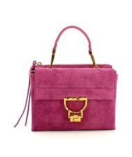 COCCINELLE CAMPIONARIO - ARLETTIS SUEDE DROPLET Mini leather bag with shoulder strap pulp pink - Women&rsquo;s Bags - 1