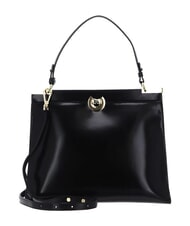 COCCINELLE CAMPIONARIO - BINXIE SHINY CALF Mini Bag with shoulder strap Black - Women&rsquo;s Bags - 1