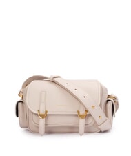 COCCINELLE CAMPIONARIO - CAMPUS Mini shoulder bag, in leather LAMBSKIN WHITE - Women&rsquo;s Bags - 1