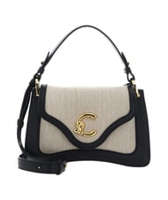 COCCINELLE CAMPIONARIO - C-ME CANVAS Handbag, with shoulder strap natural / noir - Women&rsquo;s Bags - 1