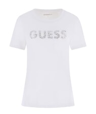 GUESS STUDS SCRIPT Short-sleeved T-shirt - T-shirt