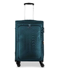 R RONCATO HEXA SOFT Medium Trolley, Expandable green - Semi-rigid Trolley Cases - 1