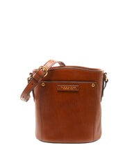 THE BRIDGE CECILIA Leather bucket bag BROWN - Women&rsquo;s Bags - 1