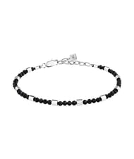 MORELLATO PIETRE Steel bracelet with agate stone Black - Men's Bracelets - 1