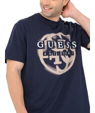 GUESS PATCH LOGO Cotton T-Shirt - T-shirt