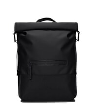 RAINS TRAIL ROLLTOP 13" laptop backpack black - Backpacks & School and Leisure - 1