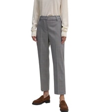 TOMMY HILFIGER TH Slim fit trousers, classic style global stp check/ s/ texture h grey - Women's Pants - 1