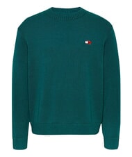 TOMMY HILFIGER TH JEANS  Crew neck sweater deep seawater - Men's Sweaters - 1