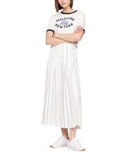 TOMMY HILFIGER TH Long skirt scarf flag stp/ multi - Women's Skirts - 1