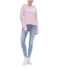 TOMMY HILFIGER TH Cotton sweatshirt, long sleeves iconic pink - Women's Sweatshirts - 1
