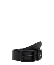 TOMMY HILFIGER TH Leather belt black - Belts - 1