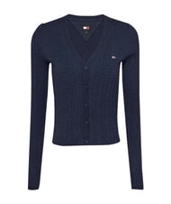 TOMMY HILFIGER TH JEANS Long-sleeved cardigan dark night navy melange - Women's Sweaters - 1