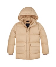 TOMMY HILFIGER TH KIDS Hooded jacket classic khaki - Baby Jackets - 1