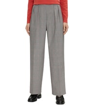 TOMMY HILFIGER TH Pants global stp check/ s/ texture h grey - Women's Pants - 1