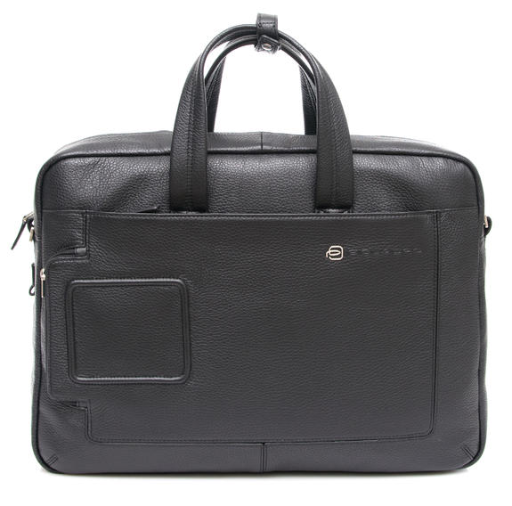 PIQUADRO folder VIBE line out, leather Black - Work Briefcases