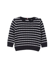 TOMMY HILFIGER TH Crew neck sweater nautical stripe - Children's Sweaters - 1
