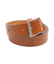 TIMBERLAND DOUBLE LOOP Shortenable leather belt - Belts