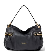 BRACCIALINI NORA Leather shoulder bag with chain - Women&rsquo;s Bags