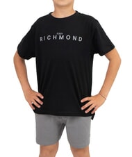JOHN RICHMOND RUNDAVO T-Shirt + Shorts black/silver - Children's tracksuits - 1