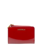 COCCINELLE METALLIC PATENT Leather wallet sangria - Women&rsquo;s Wallets - 1