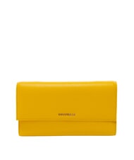 COCCINELLE METALLIC SOFT Leather clutch bag with shoulder strap - Women&rsquo;s Bags