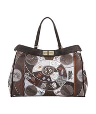 YNOT FASHIONOPOLY Handbag, with shoulder strap chocolate - Women&rsquo;s Bags - 1