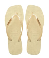 HAVAIANAS SQUARE LOGO Flip flops buttercream - Women&rsquo;s shoes - 1