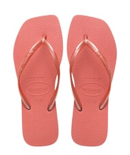 HAVAIANAS SLIM SQUARE Square Toe Flip Flops - Women&rsquo;s shoes