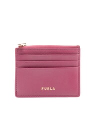 FURLA GARDENIA Flat leather card holder - Women&rsquo;s Wallets